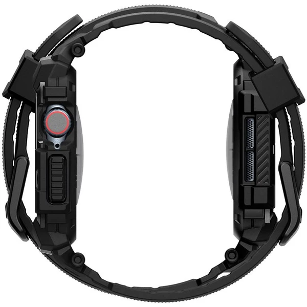 Spigen Rugged Armor Pro remienok s puzdrom Apple Watch 10/11 (42mm) matne čierny - Remienky - Obrázok 8c59747aea70445a8914b66f9e327cbf