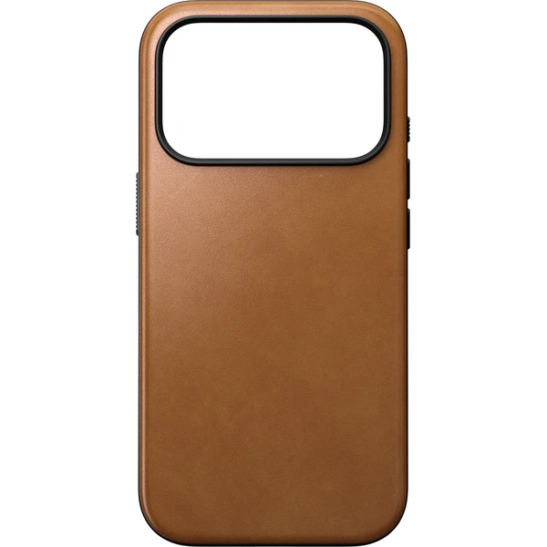 Nomad Modern Leather MagSafe kožený kryt iPhone 18 Pro English Tan - Puzdra - Obrázok 8c5c0a0eda8c4015824653ad12b9bef0
