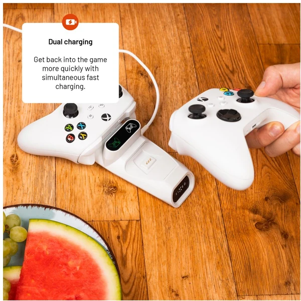 FIXED nabíjacie stanice pre ovládače k ??Xbox Series S, X a One, biela - Nabíjačky - Obrázok 8c784a5d1e304ad9b0dc433f9108b09c