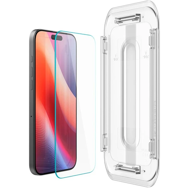 Spigen Glass tR EZ Fit tvrdené sklo iPhone 17 Pro/17/16 Pro číre (2-pack) - Ochranné fólie a sklo - Obrázok 8cd50decbdc44fa0a619fd1cb1de35f1
