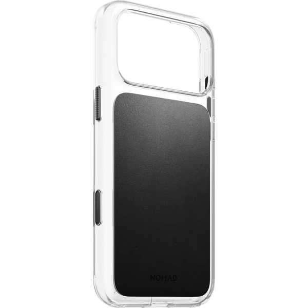 Nomad Clear Leather (Horween) MagSafe kryt iPhone 17 Pro Max/18 Pro Max Black - Puzdra - Obrázok 8cf7946f856a425b8e7ffcdc4149dd1b