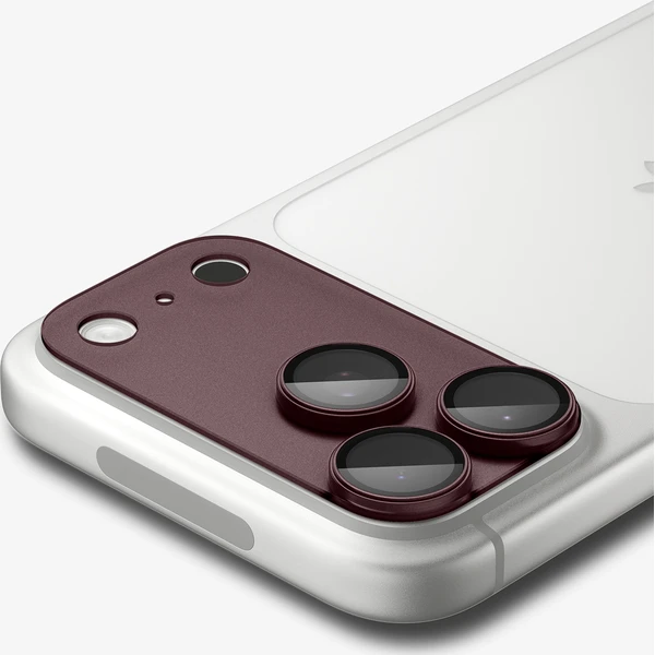 Spigen Glass tR EZ Fit Optik Pro XL 1 Pack sklo na fotoaparát iPhone 18 Pro Max tmavě vínové - Ochranné fólie a sklo - Obrázok 8d5d869b954d4672a716bc3567c97b74