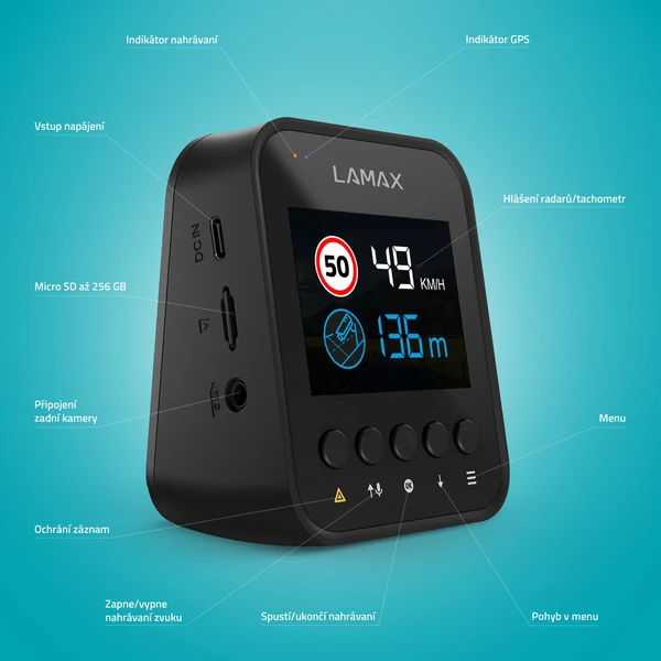 LAMAX F10 GPS 4K autokamera čierna - Kamery - Obrázok 8d5dd9eb198d4a5ea787ea54a5e94372