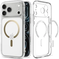 Spigen Ultra Hybrid MagSafe kryt iPhone 18 Pro Max/17 Pro Max priehľadné zlato - Puzdra