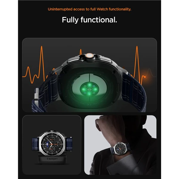 Spigen Fabric Band remienok (suchý zips) Samsung Galaxy Watch8 46/44/40mm námornícka modrá - Remienky - Obrázok 8d8c7f9714fe473a823daecb6721b1f2