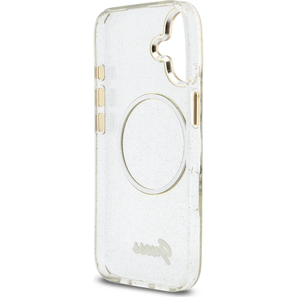 Guess IML Glitter Script Strap MagSafe kryt iPhone 17 číry - Puzdra - Obrázok 8d97a4ebd0d04a9088e72d807f6fcfb0
