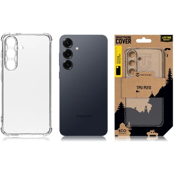 Tactical TPU Plyo Kryt pre Samsung Galaxy S25 číry - Puzdra - Obrázok 8d9a2af72ec84c0db1e4f9cb5c4b2a46
