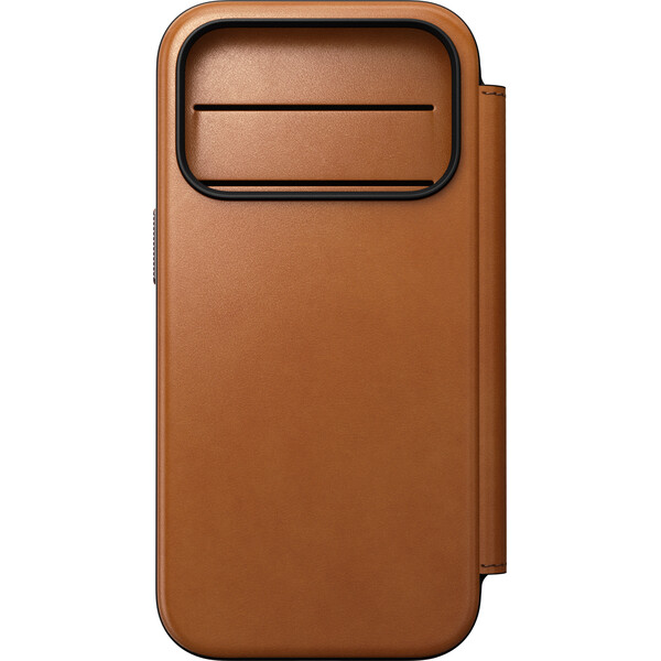 Nomad Modern Leather Folio (Horween) MagSafe kožené puzdro iPhone 17 Pro/18 Pro Saddle - Puzdra - Obrázok 8dacf8c9a2564f1c8a2c37c53c20eba2