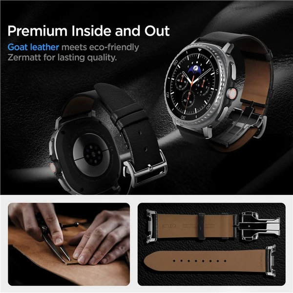 Spigen Enzo Band remienok Samsung Galaxy Watch8 46/44/40mm čierny - Remienky - Obrázok 8dbd658c32e045ef8ff4c80975337617