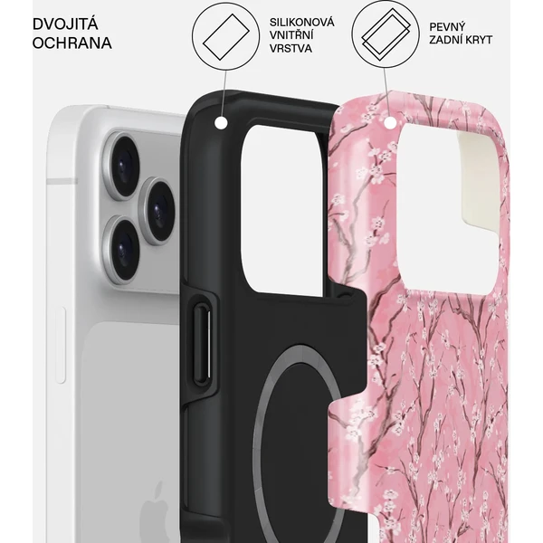 Burga Tough MagSafe kryt iPhone 17 Pro Max Sakura - Puzdra - Obrázok 8dc10b0a98fb4dbeb51812bd19015ace