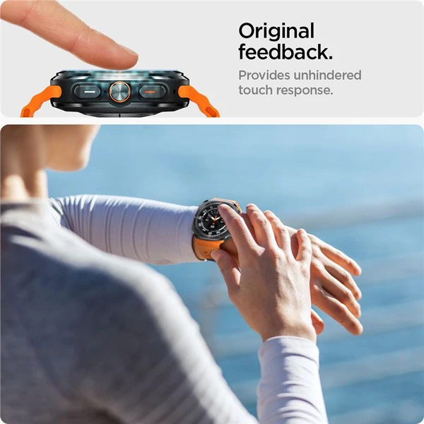 Spigen Glass TR EZ Fit sklo Samsung Galaxy Watch Ultra číre (2 ks) - Ochranné fólie a sklo - Obrázok 8dc1ec35170d46fe8fee0a270388ba83