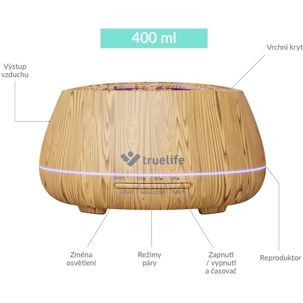 TrueLife AIR Diffuser D9 Smart - Zvlhčovače vzduchu - Obrázok 8dc86c78fec44adf8828243885e0b2c4