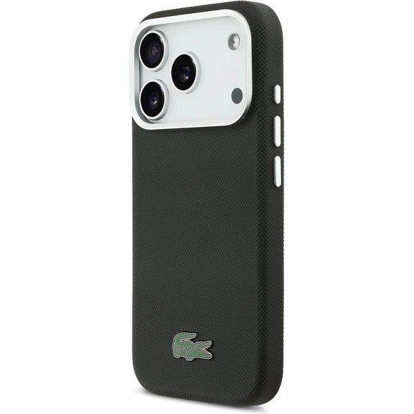 Lacoste Iconic Petit Pique Metal Logo MagSafe kryt iPhone 17 Pro čierny - Puzdra - Obrázok 8dd5291957eb42928aaba25b2a7c6717