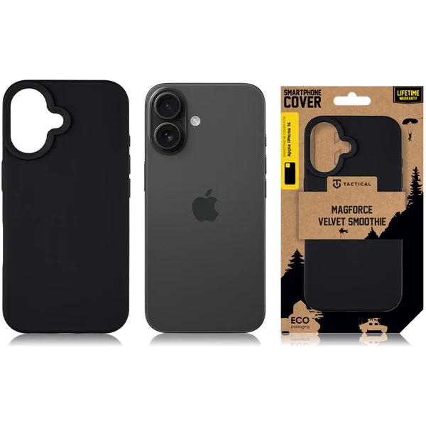 Tactical MagForce Velvet Smoothie Kryt pre Apple iPhone 16 Asphalt - Puzdra - Obrázok 8dd54ad6787049eebaf3e8f0a662915b