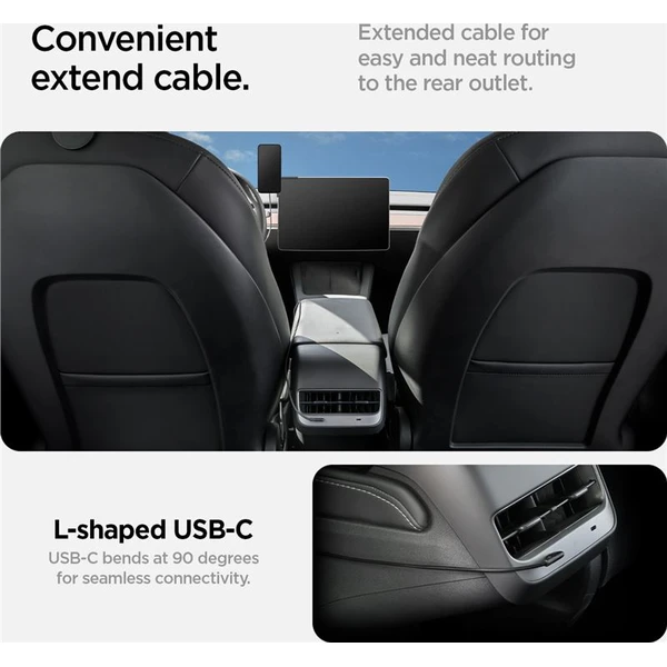 Spigen Teslá TapLock MagSafe Car Mount Charger Qi2 držiak s nabíjaním čierny - Držiaky - Obrázok 8dde3f4b37114c32904a2bc2b7d2463c