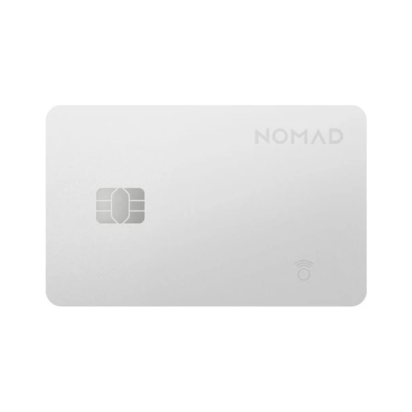 Nomad Tracking Card Pro lokátor s Apple Find My a MagSafe biely - Lokátory - Hlavný obrázok