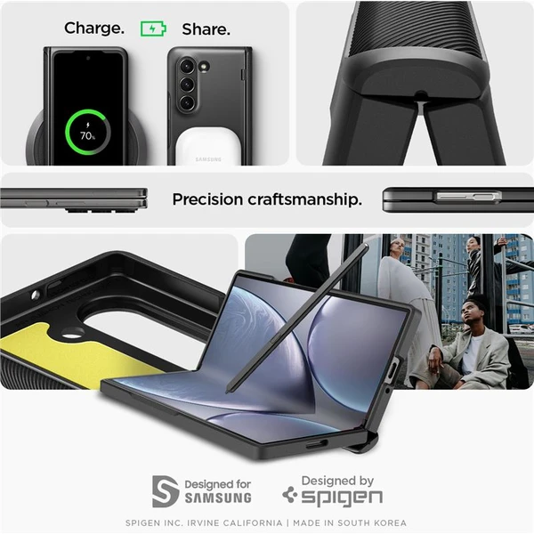 Spigen Slim Armor Pre kryt Samsung Galaxy Z Fold6 čierny - Puzdra - Obrázok 8dff074332ed4be6a6e907342b029f92