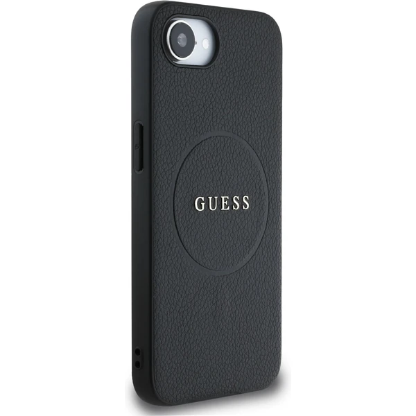 Guess PU Grained Classic Logo MagSafe kryt iPhone 17e/16e čierny - Puzdra - Obrázok 8e1b6b33b1a04c778b0cf0bee79b7791