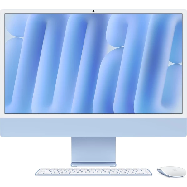 CTO Apple iMac 24" (2024) 10CPU / 512GB SSD / modrá / Mouse / 24GB / Stand.sklo / Stojan / CZ NUM To - All-in-one - Hlavný obrázok
