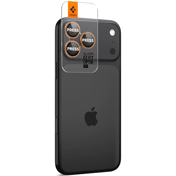 Spigen Glass TR EZ Fit Optik Pro skla iPhone 17-14 Pro/17-14 Pro Max orange (2 ks) - Ochranné fólie a sklo - Obrázok 8e5c99b4443646ee93d2837dea731547
