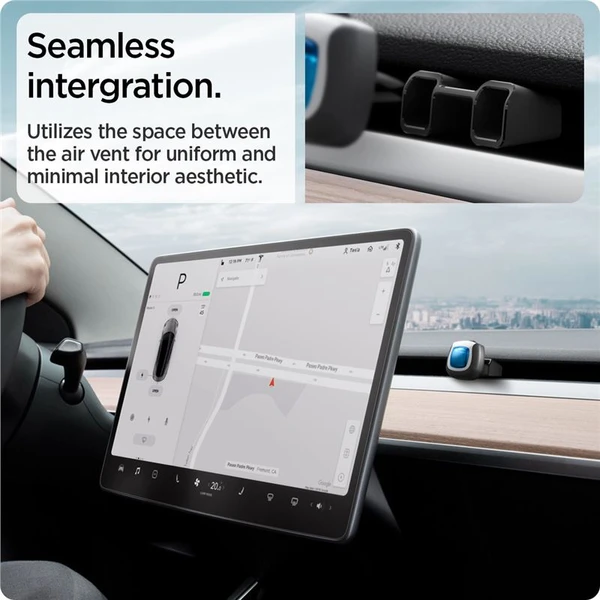 Spigen Air freshener Adapter pre osviežovač vzduchu Tesla Model Y/3 2021/2022 - Držiaky - Obrázok 8e66fd09ae8f486d8fac1f99a02e9c0c