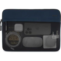 Pipetto Expand Sleeve puzdro MacBook Pro 14"/MacBook Air 13.6" tmavomodré - Puzdra
