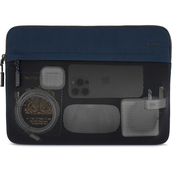E-shop Pipetto Expand Sleeve puzdro MacBook Pro 14"/MacBook Air 13.6" tmavomodré