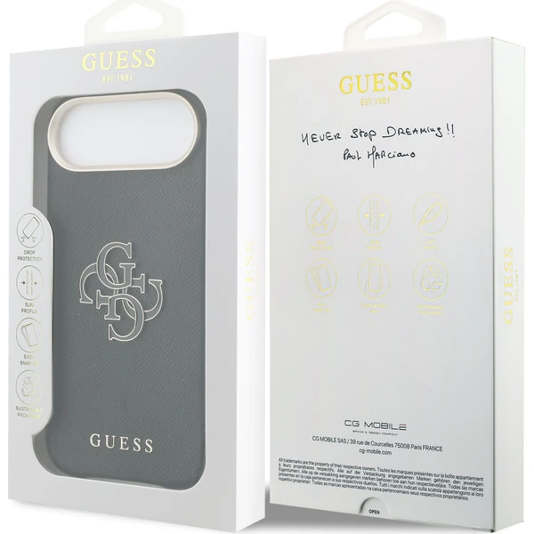 Guess PU Resin Logo kryt iPhone Air čierny - Puzdra - Obrázok 8e6e9c0129094da0ad89358b5795bc08