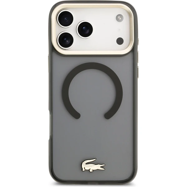 Lacoste PC/TPU Frosted Finish Gold Logo MagSafe kryt iPhone 17 Pro Max čierny - Puzdra - Obrázok 8e74aa0c9f5d4f4297049e0dd95df632