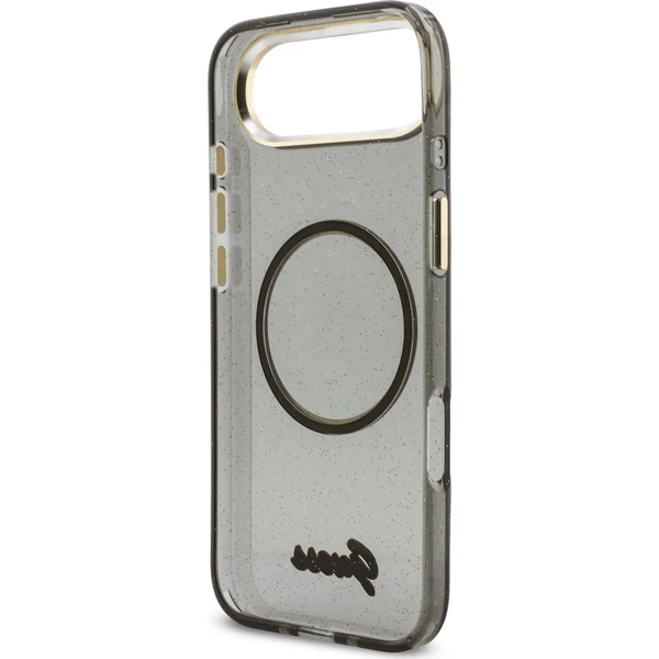 Guess IML Glitter Script Strap MagSafe kryt iPhone Air čierny - Puzdra - Obrázok 8e7f4fce855b4b4d9c4a1619f897570a