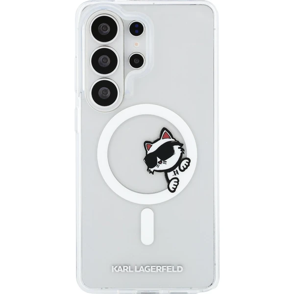 Karl Lagerfeld IML Choupette Peekaboo Logo magnetický kryt Samsung Galaxy S26 Ultra priehľadný - Puzdra - Obrázok 8e87481611424d6fa6cbf4e024ea51b0