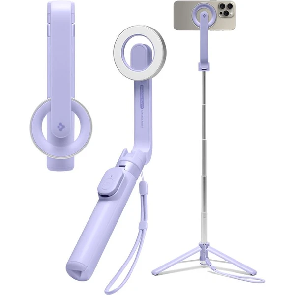 Spigen MagSafe Tripod Selfie Stick, lavender - Držiaky - Hlavný obrázok