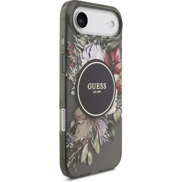 Guess IML Flowers Strap MagSafe kryt iPhone Air čierny - Puzdra - Obrázok 8eaa66d067fd49e3b036534a7b45fac5