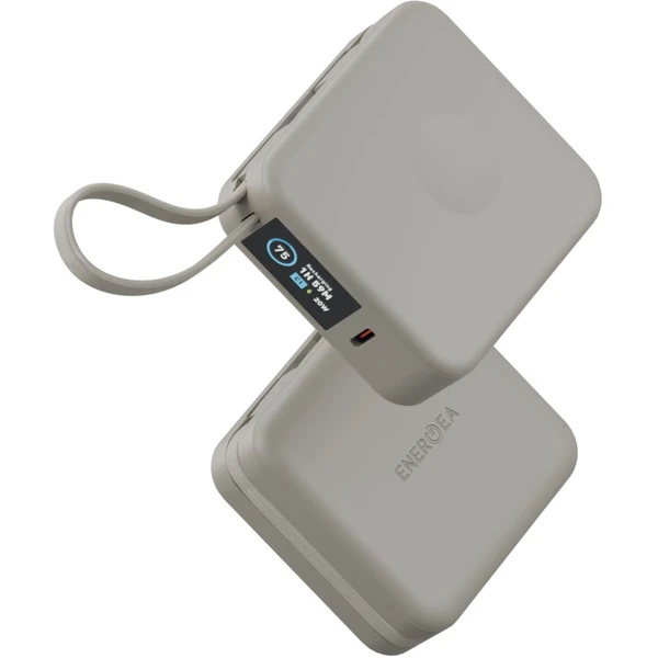 ENERGEA MagPac Mini Plus MagSafe powerbanka s káblom, 10000mAh, béžová - Powerbanky - Obrázok 8eabd3ed02944da8bdc54abf7c24ea22