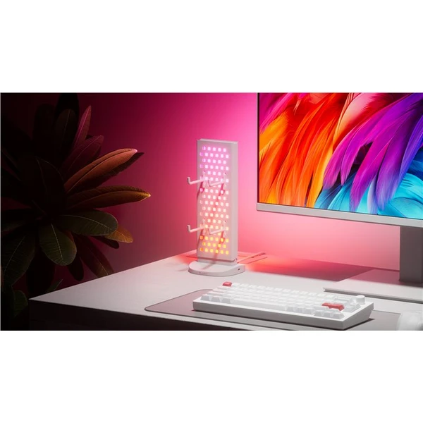 Nanoleaf Pegboard Desk Dock stolová dokovacia stanica biela - Inteligentné osvetlenie - Obrázok 8eaccd8e7d104f388bf7bdab2398d645
