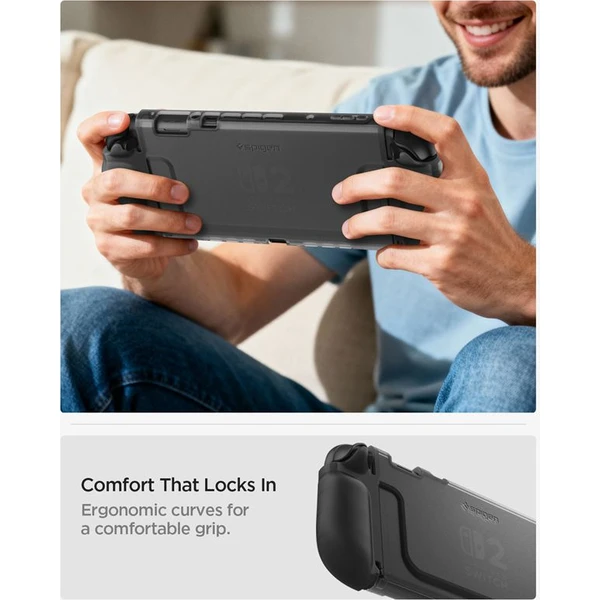 Spigen Ultra Hybrid puzdro pre Nintendo Switch 2 čierne - Puzdra - Obrázok 8eb82d1247134672b544d3eb38ecb3a2
