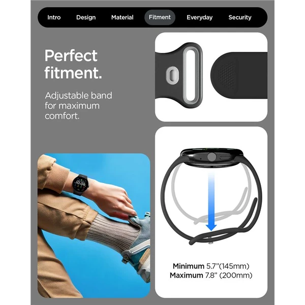 Spigen Nano Pop Band remienok Google Pixel Watch 4/3 (45mm) čierny - Remienky - Obrázok 8ec2501019e647aa9ca9e8ec877f5fa6