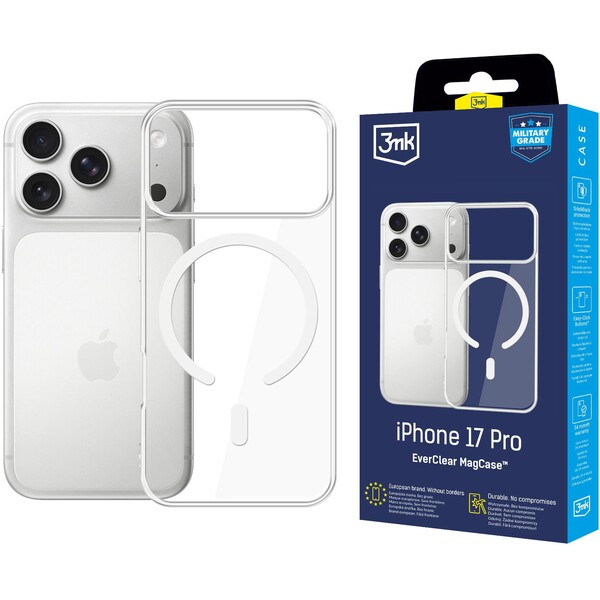 3mk EverClear MagCase kryt Apple iPhone 17 Pro