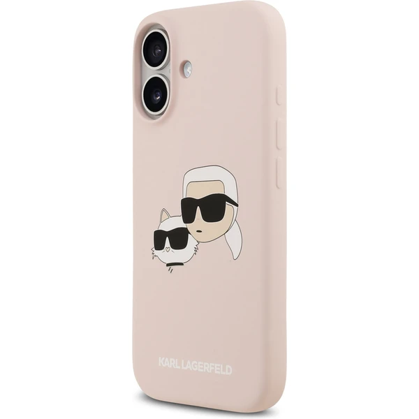 Karl Lagerfeld Liquid Silicone Double Heads MagSafe kryt iPhone 17 ružový - Puzdra - Obrázok 8ee3ef01999341a7bfd154636c8fa28d