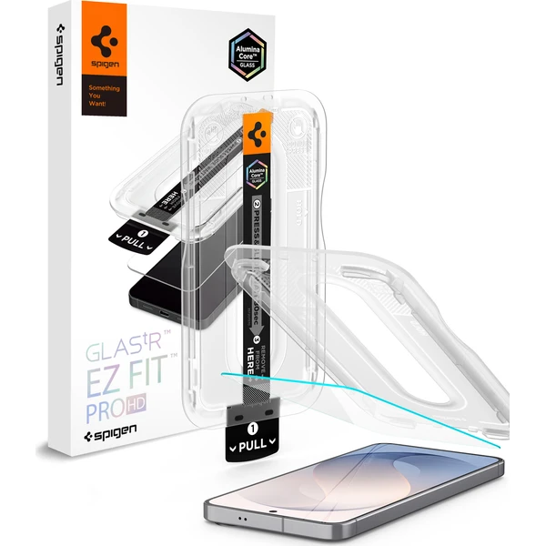 Spigen Glass tR EZ Fit Pro HD sklo Samsung Galaxy S26 FE - Ochranné fólie a sklo - Hlavný obrázok