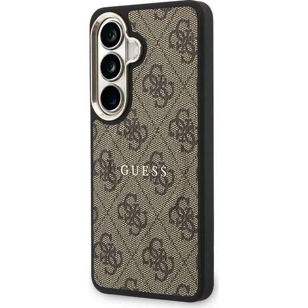 Guess PU Leather 4G Gold Frame Magnetický kryt Samsung Galaxy S26 hnedý - Puzdra - Obrázok 8f0528068aed49a38c0d55c2299a312d