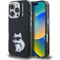 Karl Lagerfeld IML Aquarelle Chúpette kryt iPhone 16 Pre Max čierny - Puzdra