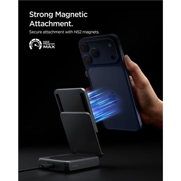 Spigen Essential MagSafe 2in1+C Qi2/MagSafe nabíjačka (25W) čierna - Nabíjačky - Obrázok 8f2fafad0c73400faa8e8a7f196dbe72