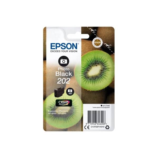 Epson 202 Kiwi Claria Premium Photo čierny - Tonery - Hlavný obrázok