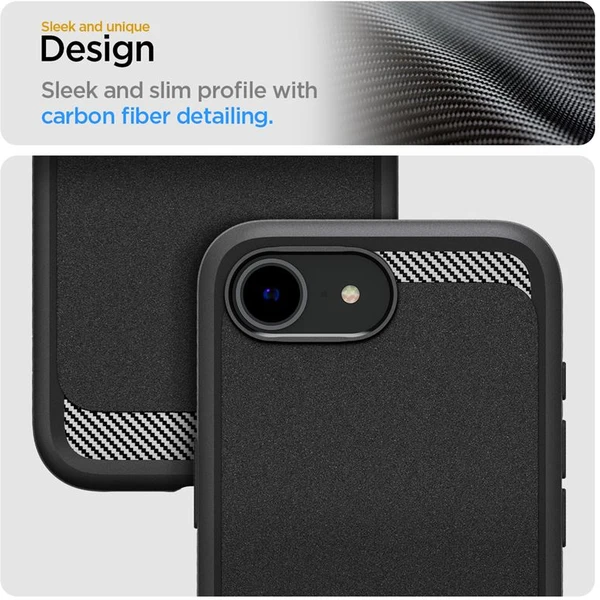 Spigen Rugged Armor MagSafe kryt iPhone 17e/16e matne čierny - Puzdra - Obrázok 8f854e071f4b4cfc801d77cae5d3efeb