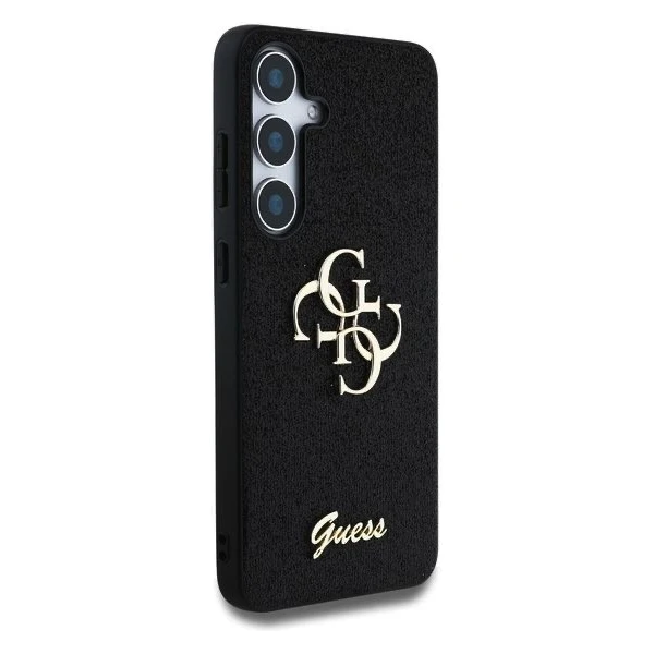 Guess PU Fixed Glitter 4G Metal Logo kryt Samsung Galaxy S25 čierny - Puzdra - Obrázok 8f866e6e97664165a99861873f4130a6