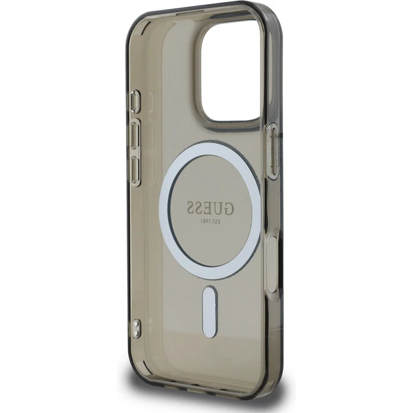 Guess IML Glitter Ring MagSafe kryt pre iPhone 16 Pre čierny - Puzdra - Obrázok 8f8f33f402b44905856f09a0f4b618f7