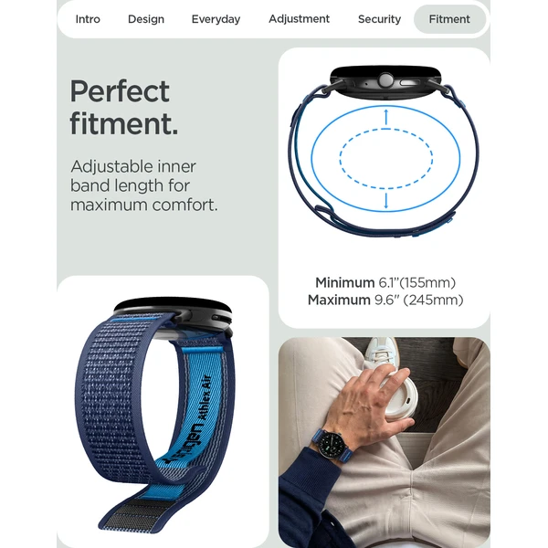 Spigen Athlex Air, active námorní modrá - Google Pixel Watch 5/4/3 45mm - Remienky - Obrázok 8fb412f83cad421cba2b99a29e06f6e3