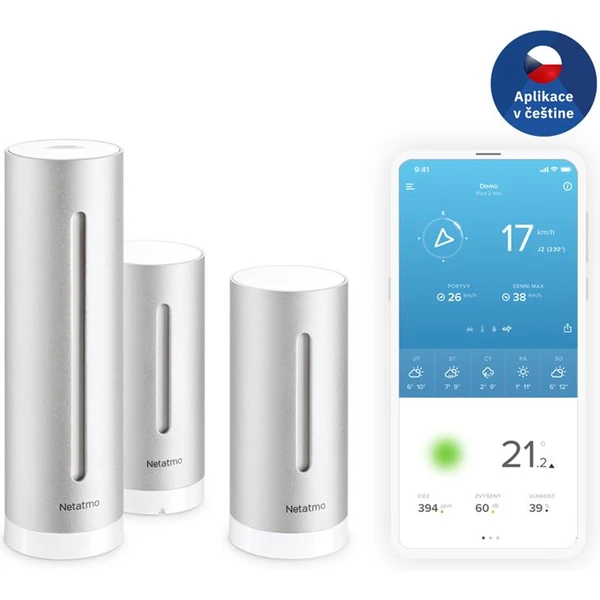 Netatmo Smart Home Weather Station + Indoor Module inteligentnej meteostanice - Meteorologické stanice - Obrázok 8fb6acd12a434fb6b5316caef16a8b4a
