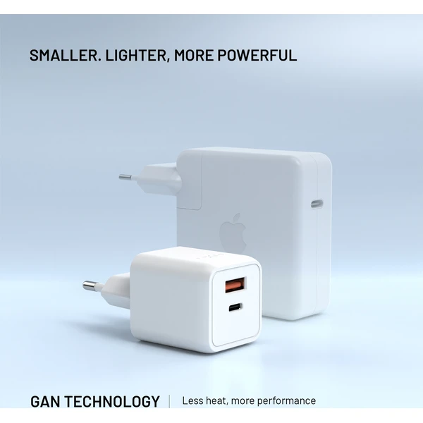 FIXED Mini GaN nabíjačka s USB-C/USB-A (45W) PD biela - Nabíjačky - Obrázok 8fd835d0aab54bf29bf2acab2eaacfb8